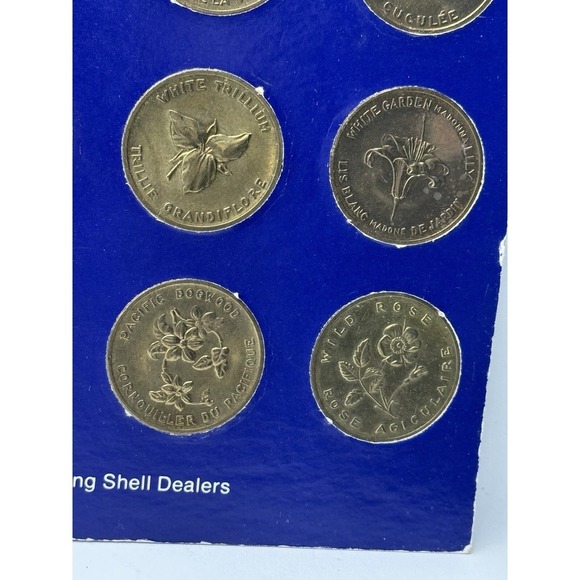 SHELL COAT OF ARMS FLORAL EMBLEMS OF CANADA COLLECTOR SET COMPLETE -Read - Picture 11 of 12